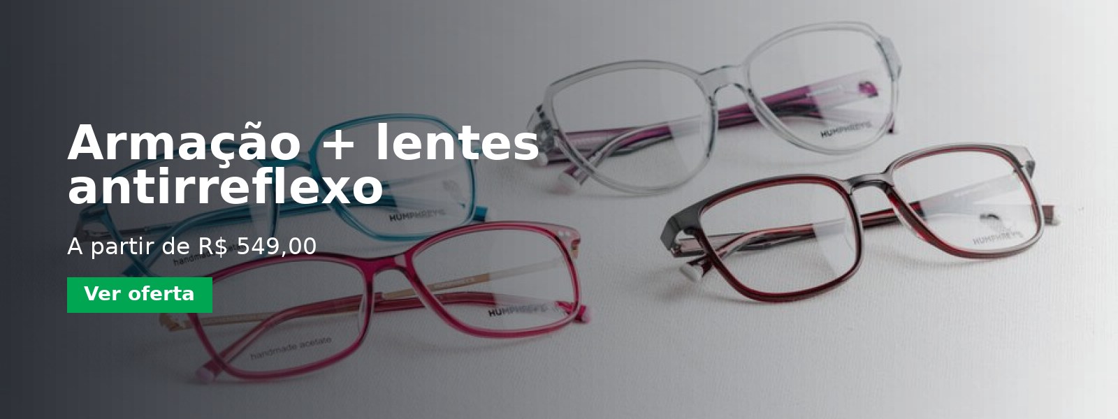 Armação + lentes antirreflexo — Ótica Visão Clara