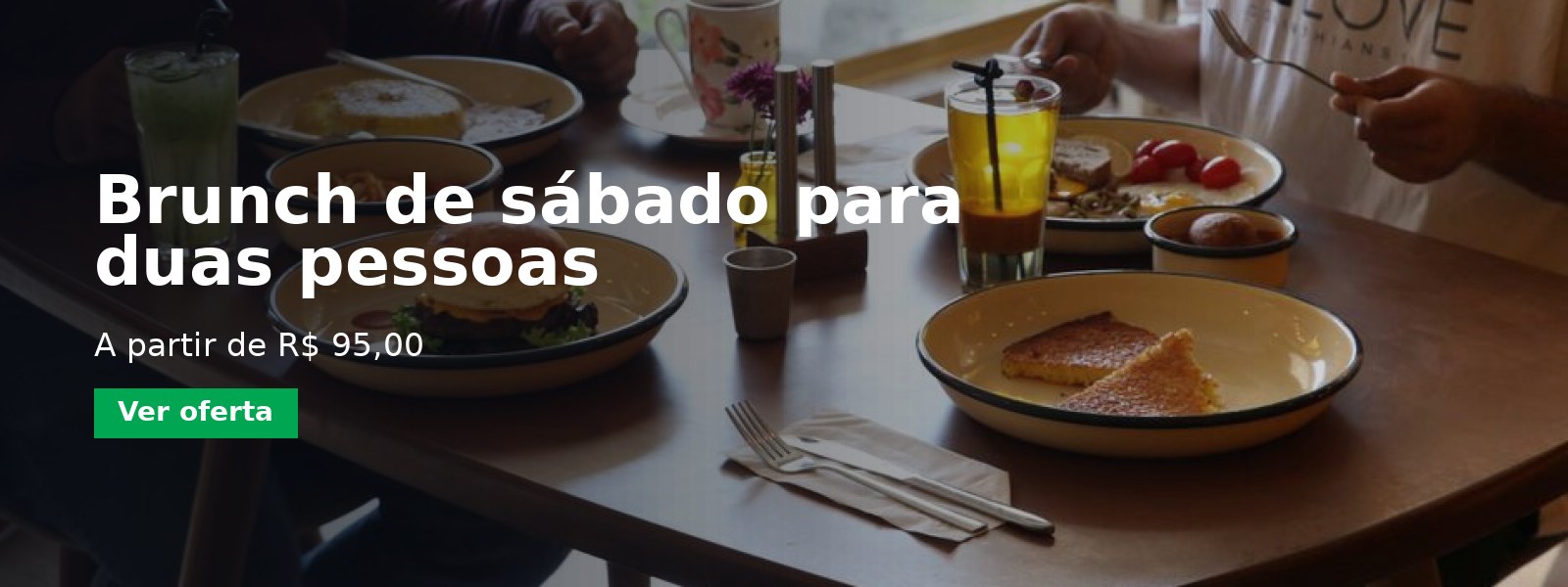 Brunch de sábado para duas pessoas — Café Serra do Cristal